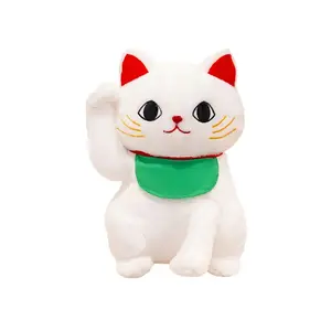 Плюшевая кукла Lucky Cat высотой 32см/42см Velvet Mill, белый