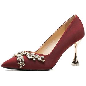 City camel Женские туфли на высоком каблуке бордовые, цвет Burgundy