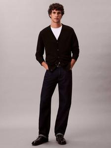 Кардиган из мериносовой шерсти Calvin Klein, Black