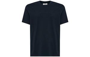 Футболка с круглым вырезом и коротким рукавом JIL SANDER, темно-синий