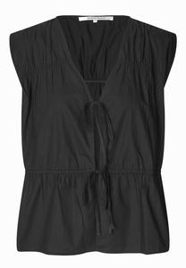 Блуза SECOND FEMALE Felixa, черный