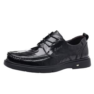 Повседневные туфли мужские черные KACHILANG