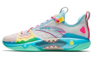 Футболка Shock Wave 5 Pro Kyrie Irving Halloween ANTA, Серый Лотос/Ледяной Синий