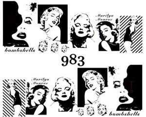 Водные наклейки для ногтей - №983, Raisin