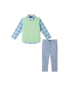 Комплект для мальчиков (рубашка с длинными рукавами и брюки) Toddler/Child Andy & Evan, синий