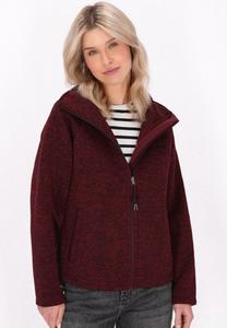Флисовая куртка Schmuddelwedda Fleece jacket, Burgundy Melange/Bordeaux
