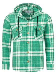 Рубашка на пуговицах классического кроя Rock Creek, зеленый