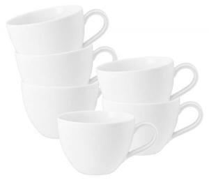 Кофейная чашка Seltmann Weiden Beat Color Glaze 6 шт, 10x7x12 см, белый