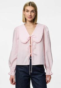 Блузка на пуговицах Pieces, розовый