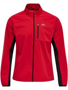 Спортивная куртка Newline Reflektierend Logo Men Core Laufen Herren, цвет tango red