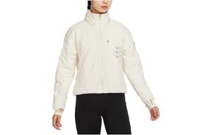 Женская стеганая куртка Nike, цвет Off White