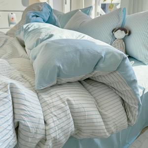 AVIVI Комплект постельного белья из 4 предметов, простыня на резинке 180x200 см