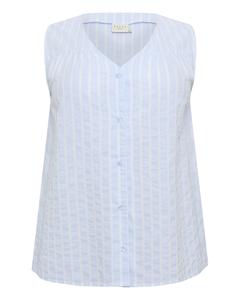 Блуза KAFFE CURVE Sira, синий