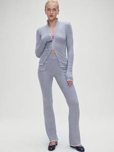 Свитер с косичной вязкой Carter Frankies Bikinis, серый