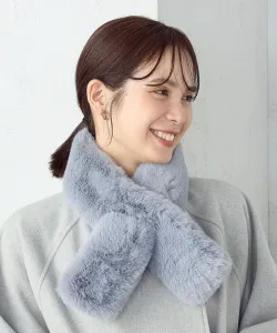 Накидка из искусственного меха Mono Comme Ca, цвет Blue Gray