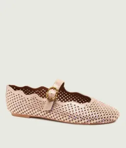 Волнистые балетки Mayfair Kurt Geiger, розовый