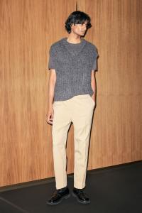 Элегантные брюки приталенного кроя H&M, бежевый