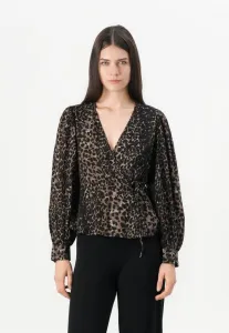 Блузка vmkittie Vero Moda, Brown/Beige