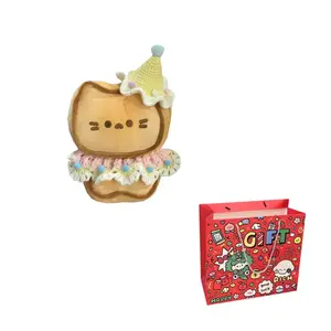 Плюшевая кукла в виде кота с дизайном печенья имбирного масла, высота 12см/23см/50см OUYIN