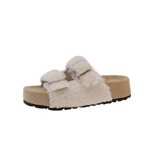 Тихие, износостойкие тапочки-слайды для женщин MADALLO, Ecru