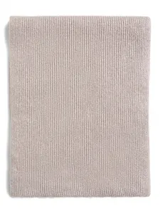 Кашемировый шарф в рубчик Brunello Cucinelli Kids, розовый