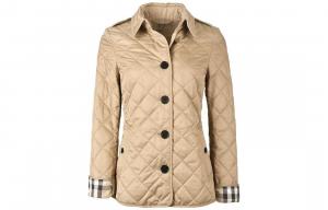 Женская стеганая куртка Burberry, бежевый