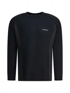 Футболка с длинными рукавами и контрастными вставками Montbell, черный