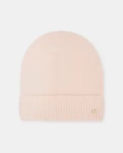 Шерстяная и кашемировая шапка Latouche, светло-розовый