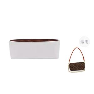 Ingenuity Handmade Металлическая декоративная лямка для сумки женская бело-коричневая