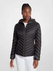 Двусторонняя стеганая нейлоновая куртка с принтом в виде шеврона Michael Kors Outlet