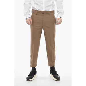 Узкие брюки JAMIE с молнией на щиколотке Neil Barrett, Brown