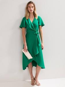 Платье миди Julissa с запахом Phase Eight, Green