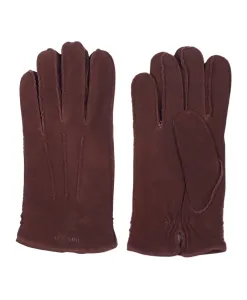 Кожаные перчатки Sander Howard London, коричневый