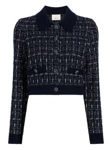 Кардиган с воротником Айнара Cinq A Sept, синий