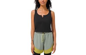 Lululemon Однотонная облегающая майка для женщин на лето и весну Black