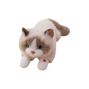 Кукла Faux Real Doll Cat плюшевая кукла высота 45см/55см MENGMENGBUNNY