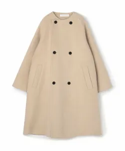 Двусторонний тренч без воротника Galerie Vie, цвет 41 Light Beige