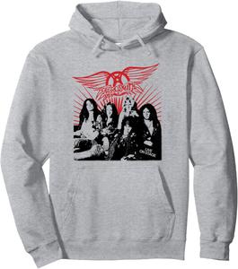 Худи Aerosmith - Live On Stage, серый