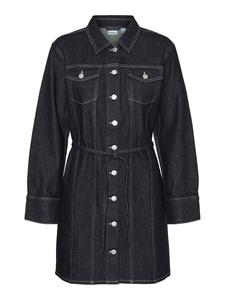 Платье до колена Vero Moda, темно-синий деним