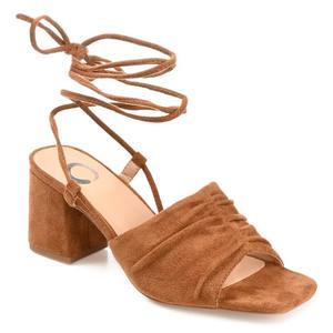 Туфли на блочном каблуке Felisity Journee, cognac