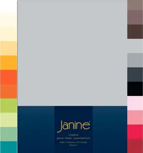 Простыня на резинке Janine ELASTIC 5002. 150 x 200 титан Original Janine