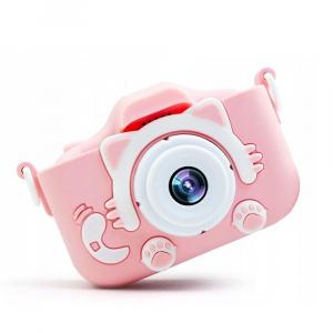 Детская цифровая камера с играми - Pink Kitty Pattern Roneberg