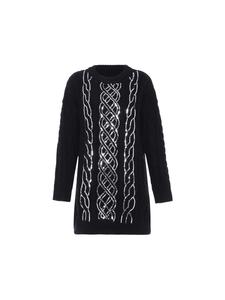 Женский свитер черного цвета faina