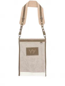 Сетчатая сумка через плечо Open Yy, коричневый