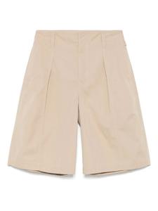 Плиссированные шорты-бермуды LEMAIRE, нейтральный