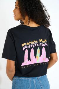 Футболка из хлопка Urbana Banana Moon, черный