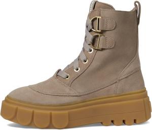 Женские водонепроницаемые ботинки SOREL Caribou X с шнуровкой, Omega Taupe/Sea Salt