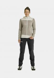 Флисовая куртка ORTOVOX FLEECE GRID HOODY, Grey Sand/Sand