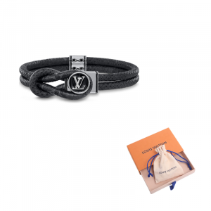 Браслет Loop It LOUIS VUITTON, черный