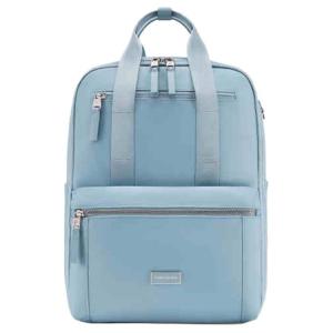 Samsonite Большая синяя женская сумка рюкзак из ткани